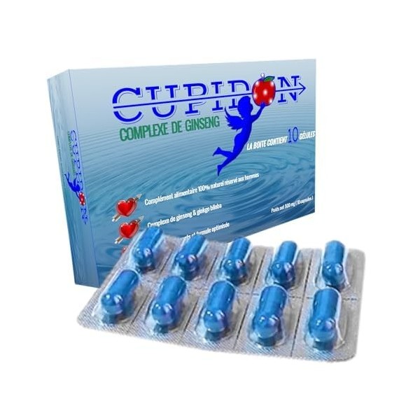 Cupidon- Puissant compléments alimentaires naturels au ginseng et cordyceps reservé quaux hommes