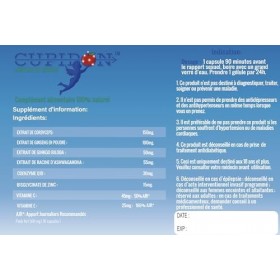 Cupidon- Puissant compléments alimentaires naturels au ginseng et cordyceps reservé quaux hommes