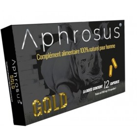 Gold-Complément alimentaire pour hommes à base de ginseng et Ginkgo- Effet super puissant et prolongé -blister 12 gélules
