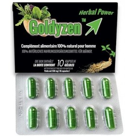 Goldyzen Herbal Power - Compléments alimentaires à base de plantes pour hommes, Au complexe de Ginseng- Augmentation de la én