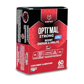 OPTIMAL STRONG – Complément Alimentaire Homme – Énergie & Vitalité – Ginseng, Maca, Guarana, Zinc & Vitamines – Soutien de l