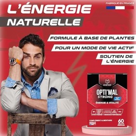 Complément Alimentaire Homme – Vigueur, Énergie, Circulation & Endurance | Ginseng, Maca, Guarana, Zinc | 60 Gélules | Tonus 