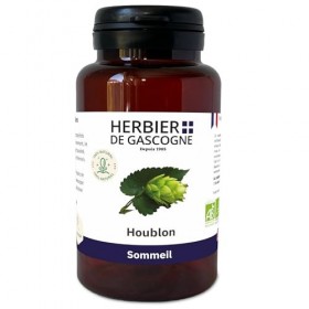Houblon BIO | 200 gélules | Sommeil & Relaxation | 250 mg dosage 100% naturel sans additif et non comprimé | LHERBIER DE GAS