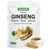 Ginseng racine entière | Détox Tisane: Énergie, Vitalité, Focus, Gestion Stress, Renforce le système immunitaire | Plante tra