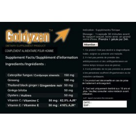 Goldyzen Complexe de Ginseng - Complément alimentaire 100% à base de plantes, stimulant lendurance et la puissance – Nouvell