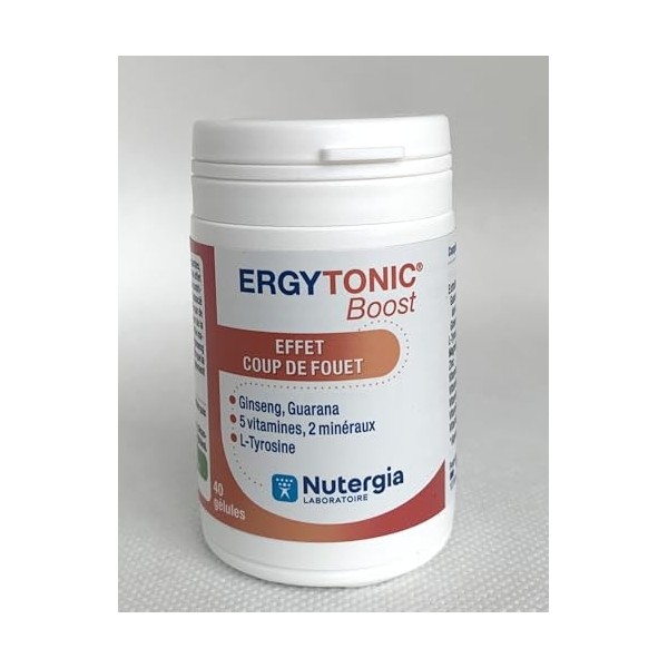 Nutergia Ergytonic Boost 40 gélules