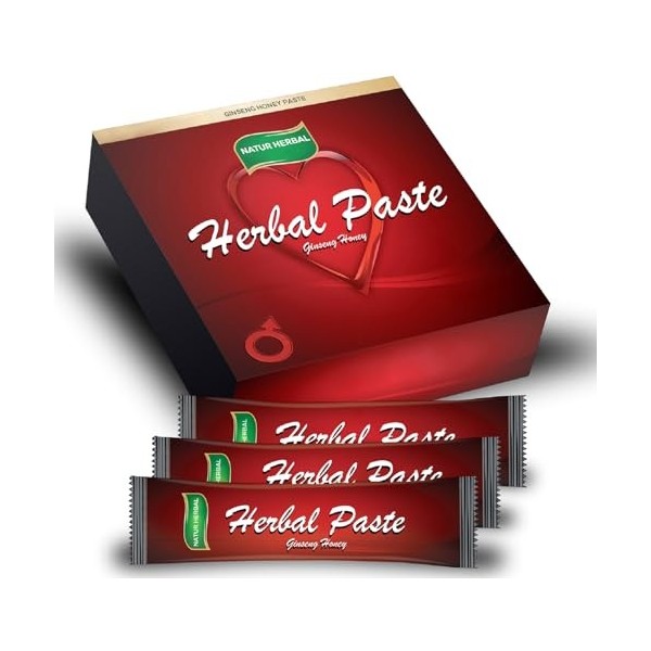 Ginseng Macun Gel à base de plantes 12 x 12 g hautement dosé pour homme actif avec maca, tribulus rouge, 1