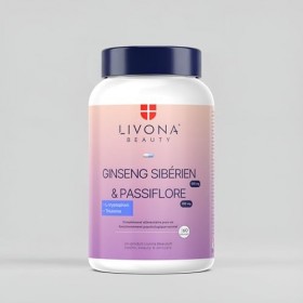 LIVONA BEAUTY Complexe Clareté | Sommeil | Humeur | Concentration : Ginseng Sibérien + Passiflore + Tryptophane + Vitamine B1