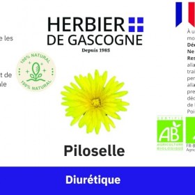 Piloselle BIO | 200 gélules | Draineur | Diurétique | Élimination | dosage 100% naturel sans additif et non comprimé | LHERB