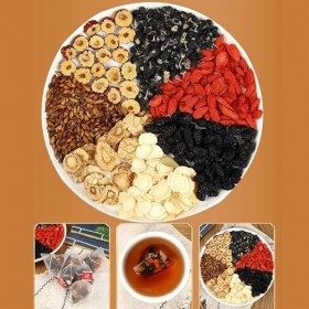 Tisane pour les reins : ginseng aux six trésors, ginseng aux cinq trésors, tisane pour hommes, 20 sachets individuels 2 