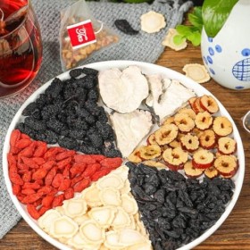 50 Packs/Bag Kidney Tea Formula Ginseng Six Treasure Tea, Wolfberry Chinese Formula for Men and Women