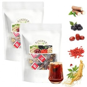 Kidney Tea Formula Ginseng Five Treasure, 20 Bags Ginseng Treasures Tea, Natural and Organic Ingredients 2Set 