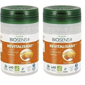 Biosens - Gélule végétale Revitalisant Gingseng - Gelée Royale - bio Lot de 2 Ginseng