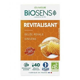 Biosens - Gélule végétale Revitalisant Gingseng - Gelée Royale - bio Lot de 2 Ginseng