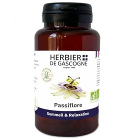 Passiflore BIO | 200 gélules | Sommeil & Relaxation | 230 mg dosage 100% naturel sans additif et non comprimé | LHERBIER DE 