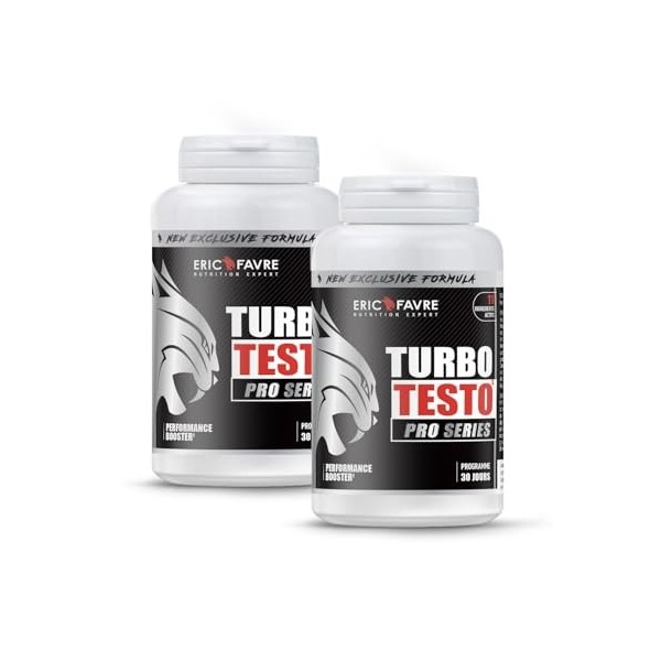 BOOSTER MUSCULATION Turbo Testo Pro Series - Puissance Maximale - Boost les Performances - Puissance, Endurance, Entretient M...