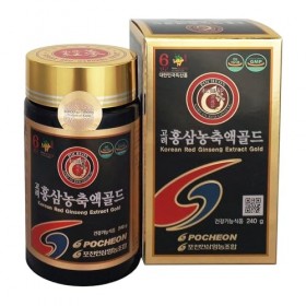 Pocheon 240g Gold Concentré Pur Extrait Coréen Ginseng Rouge 6 Ans D’âge, Top Ginsenoside, Panax Produit de Corée