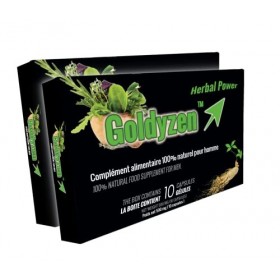 Goldyzen Herbal Power - Compléments alimentaires à base de plante pour hommes, Au complexe de Ginseng- Augmentation de la éne