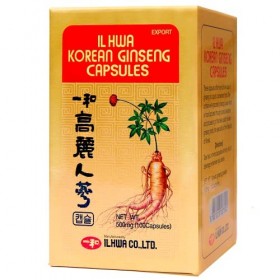 Ginseng Pur de Corée, 500 mg, 100 Gélules | Panax Ginseng 100% Sans Additifs et Coréen Authentique | Énergie Physique et Ment...
