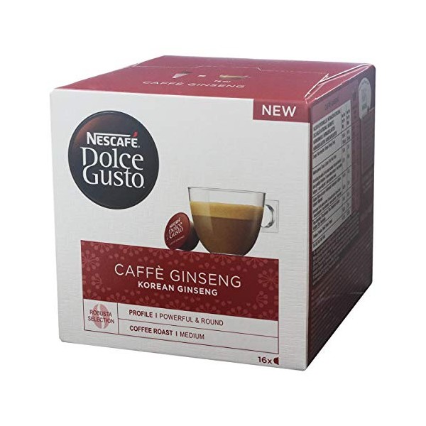 Nescafé Dolce Gusto Caffé Ginseng Ginseng coréen café en capsules 16 capsules