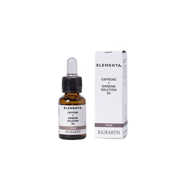 Bioearth Elementa Tone Solution Caféine + Ginseng 3% 15 ml