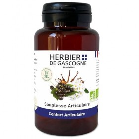 Complexe Souplesse Articulaire | 200 gélules | Harpagophytum BIO | Cassis BIO | Reine des Prés BIO | Saule BIO | 100% naturel