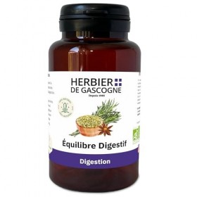 Complexe Equilibre Digestif Bio | Digestion | 200 gélules | Anis BIO | Fenouil BIO | Angélique BIO | Romarin BIO | 100% natur