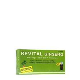 Revital Ginseng+Jalea Real+Vit C 20Amp