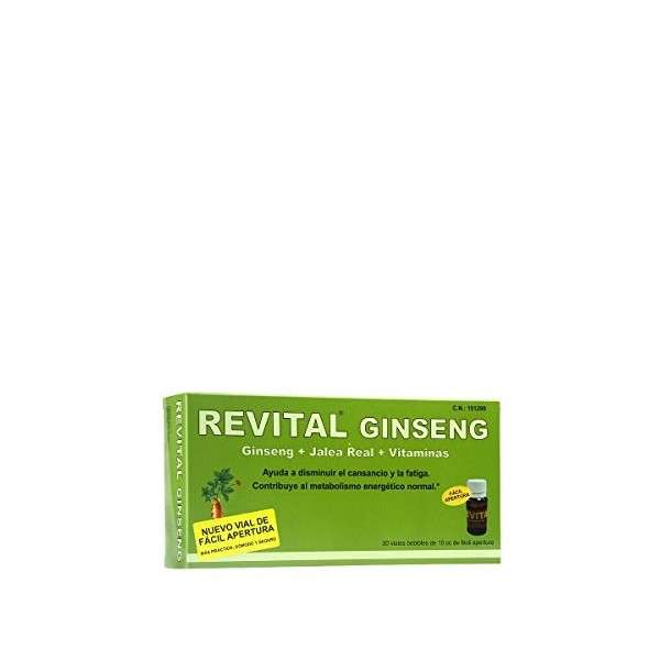 Revital Ginseng+Jalea Real+Vit C 20Amp