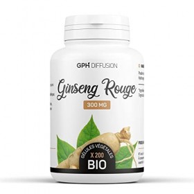 Ginseng Rouge Bio - 300 mg - 200 gélules végétales