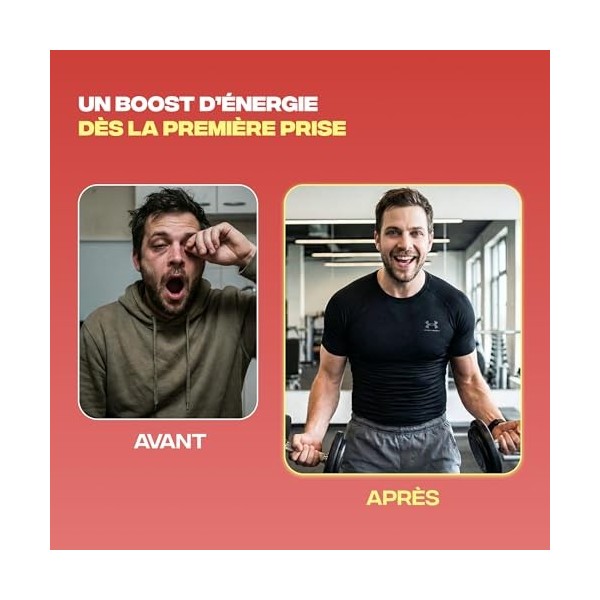 MushNGo Énergie & Libido - Cordyceps, Maca, Ginseng, huile MCT - Fabriqué en France - Vitamines & Minéraux - Vegan, sans Glut