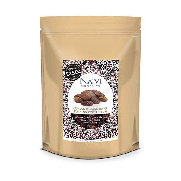 Navi Organics Raisins secs de Manukka biologiques 700 g 