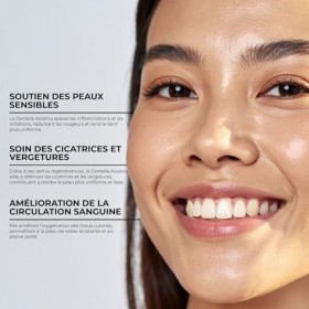 Centella Asiatica – Complément Alimentaire Naturel – Soin des Peaux Sensibles, Cicatrices & Vergetures – 60 Gélules Végétales
