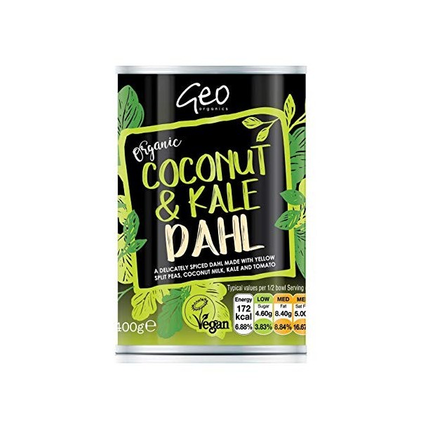 Geo Organics Coconut and Kale Dahl 400 g