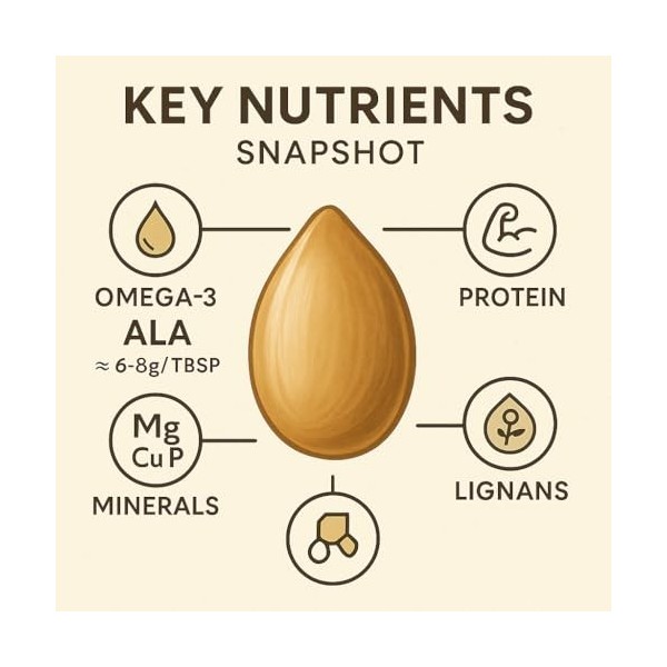 GiDeli Graines de lin dorées 5 kg de graines brutes entières oméga-3 et fibres, idéales pour les smoothies, les céréales, la 