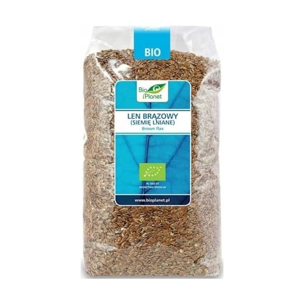 Graine de lin lin brun BIO 1 kg - BIO PLANET