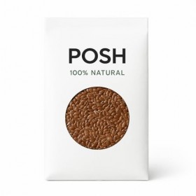 POSH Graines de lin marron naturel Omega-3 source pour la cuisson et la pâtisserie 25 kg
