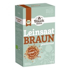 Bauck Mühle Graines de lin marron concassé, 200 g 1 