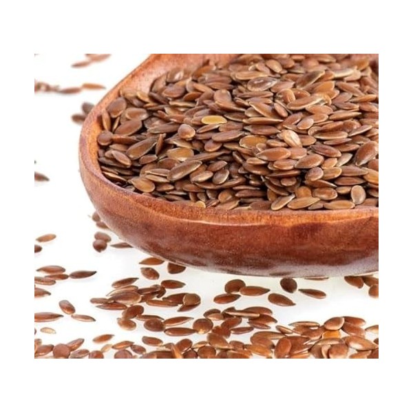 Herbis Natura Graines de lin entières issues de lagriculture biologique Linum usitatissimum 500 grammes 