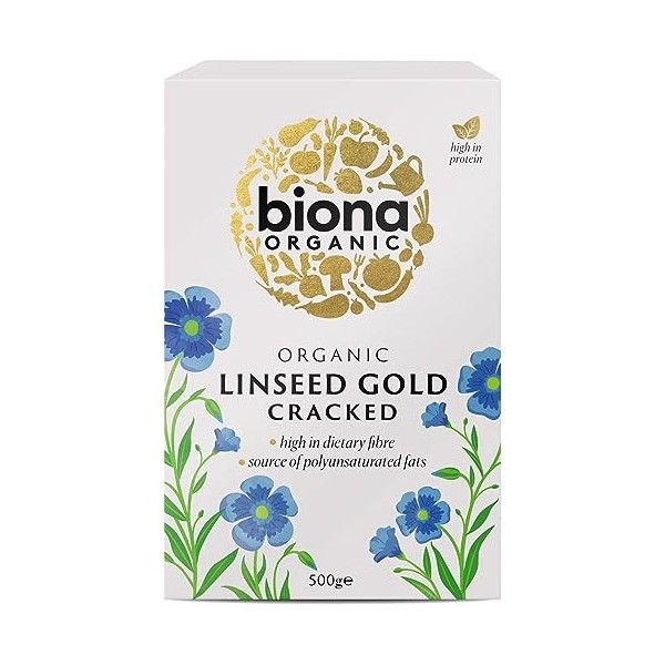 Biona Graines de Lin Bio Dorées 500 g