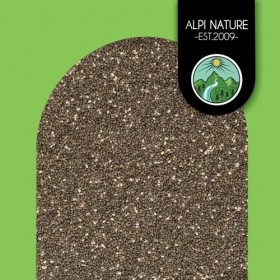 Alpi Nature Graine de Chia 500g, Graines de Chia Noires Entières Crues pour Smoothies, Yaourts et Mueslis Graines de chia