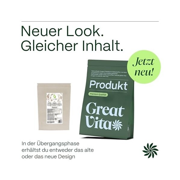 GreatVita Graines de chia, 1x 800g naturelles sans OGM