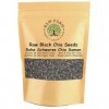 Raw Farm - Graines de chia noires crues 1 kg - Graines entières - Naturelles et non transformées - Ingrédient polyvalent pour