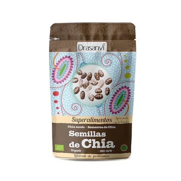 Nutricosmetics - Drasanvi Semillas Chia Bio 250g Doypack Superalimentos
