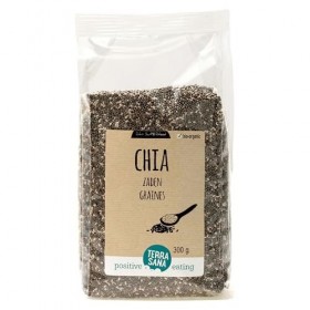 Terrasana Raw Graine de Chia Noir, 300 g, 1 Unité
