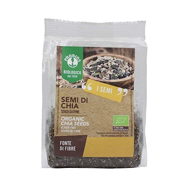 Probios - Graines de Chia.Semi di Chia, Pack de 6 x 150g