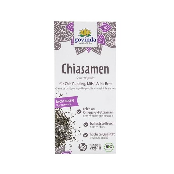 Govinda Graines de Chia 450 g