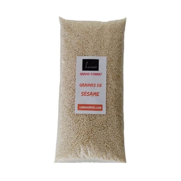 Le Monopati Pâtisserie – Saveurs Authentiques - Graines de haute qualité 500 grammes, Graines de Sésame 