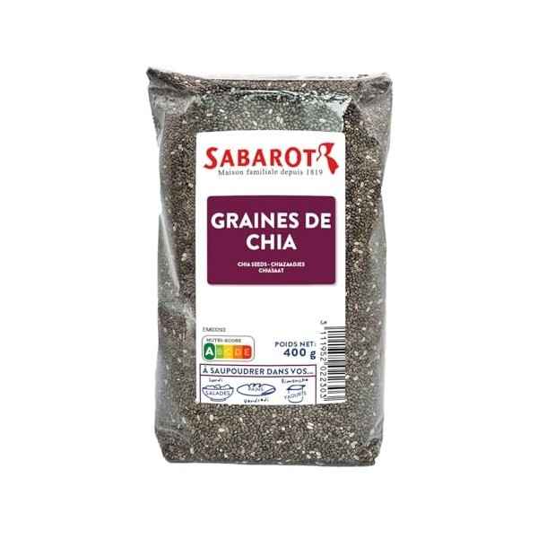 Sabarot - Graines de Chia - Sachet de 400g