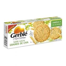 Sablé Nature Au Graines Chia 132G|Gerblé| Lot De 2 |Best Deal